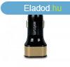 Astrum CC210 v2 arany auts tlt 2.4A 2USB, 2X Smart IC 12W