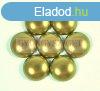 Tekla veg kaboson - pastel khaki golden shine - 14mm