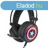 Marvel fejhallgat - Amerika Kapitny 001 USB-s gamer fejhal