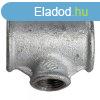 Horganyzott szktett T-idom 1"-3/4"