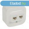 Legrand Forix IP20 falon kvli 2xRJ45 Cat.5e UTP informatik