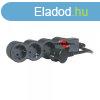 Legrand Elosztsor Standard 4x2P+F, 1,5 m vezetkkel, fekete