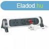 Legrand Elosztsor Premium 3x2P+F forgathat, 3 m vezetkkel