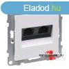 Legrand Suno 2xRJ45 Cat. 5e UTP csatlakozaljzat fehr, Legr