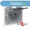 Legrand Suno 2P+F csatlakozaljzat biztonsgi zsaluval, csap