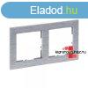 Legrand Suno ketts keret csiszolt alumnium, Legrand 721562