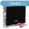Legrand Suno vltkapcsol jelzfnnyel 10 AX fekete, IP44, 