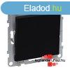 Legrand Suno egyplus nyom 6A fekete, IP44, Legrand 721409