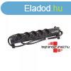Legrand 5x2P+F elosztsor CON, 1,5m vezetkkel, fekete, Legr