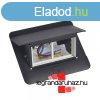 Legrand Pop-up felnyl sllyesztett padldoboz 4 modul, fek