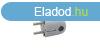 Legrand 2P+F csatlakozdug, manyag, oldals bekts, feh