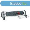 Legrand Elosztsor Premium 3x2P+F forgathat, 5 m vezetkkel