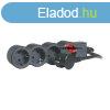 Legrand Elosztsor Standard 4x2P+F, 5 m vezetkkel, fekete, 