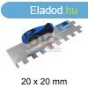 Bautool fogazott glettvas gumrozott soft nyl 2020 mm 350