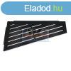 Ablago Board zuhany sarokpolc, matt fekete, asszimetrikus (a