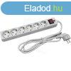 Entac ESE1.5G6-1.8-SW-SP eloszt 6 foglalat kapcsolval 1.8m