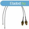 Adapter MHF4 SMA Fekete (Feljtott A+) MOST 16946 HELYETT 4