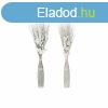 csokor DKD Home Decor 8424001847440 ????? Szrke Fehr Szr