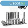 Genius Crowafej kszlet, E-torx, hossz, 1/2", 6 darabo