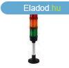 Jelz oszlop piros,srga,zld 24V AC/DC LED hangjelzvel