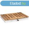 Blumfeldt Sumatra Teak Square, kerti zuhanyz, alumnium, te