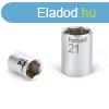 FORTUM dugfej, 1/4&#039;, 12mm, 61CrV5, mattkrm, 25mm 