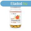 GymBeam D3-vitamin rgtabletta gyerekeknek narancs 120 rg