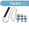 You2Toys - Butt Plug Set - anl dild szett przzal (ezst)