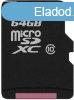 Kingston 64GB microSD krtya C10/U1/UHS-I SDCS/64GB