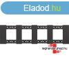 Bticino Living Now 4x2 modulos keret, fekete, Bticino KA4802