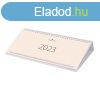 Asztali naptr Kdex fekv fehr lapokkal fehr 320  150 mm