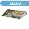 Asztali naptr fehr lapokkal 150  130 mm Mvszet vilga f