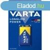 Elem 9V 6LR61 Longlife Power 1 db/csomag, Varta
