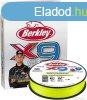 Berkley X9 Line Braid Fluoro Green Fonott Zsinr 150M 0,12Mm