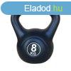 PE kettlebell cementtltettel, 8kg