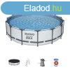 Bestway Steel Pro MAX mosd, 457x107 cm, szr, ltra, pony