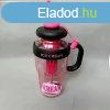Nagy kapacits 1200 ml-es manyag sport vizespalack foganty