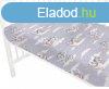 Baby Shop 60*120 cm pamut,gumis leped - szrke srkny