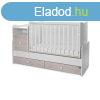 Lorelli Trend PLUS kombi gy 70x165 - White & Light Oak 
