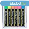 Krta olajpasztell kszlet, PHN-F6 Pentel, 6 klf., fluoreszk