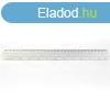 Vonalz 30cm, alumnium Bluering