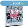 Fzet iskolai A5, 32lap, sima 20-32 Ars Una THINK-PINK (5285