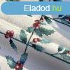 Asztali Fut Tert Belum terciopelo White Christmas 1 Tbbs