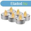 EMOS DCCV12, LED dekorci ? 6x teamcses, ezst, 6x CR2032,
