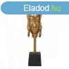 Dekoratv Figura 14,5 x 10,5 x 50 cm Fekete Aranysrga Afrik