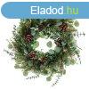 Adventi koszor Zld Termszetes Manyag 60 cm MOST 43513 HE
