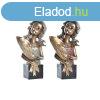 Dekoratv Figura DKD Home Decor 21 x 13 x 36 cm Piros Aranys