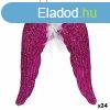 Karcsonyfagmb Angyal szrnyak Fukszia Manyag Glitter 12,5