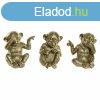 Dekoratv Figura DKD Home Decor Aranysrga Gyanta Majom Trp