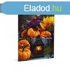 Halloween-i LED-es hangulatkp - fali akasztval, 2 x AA, 30